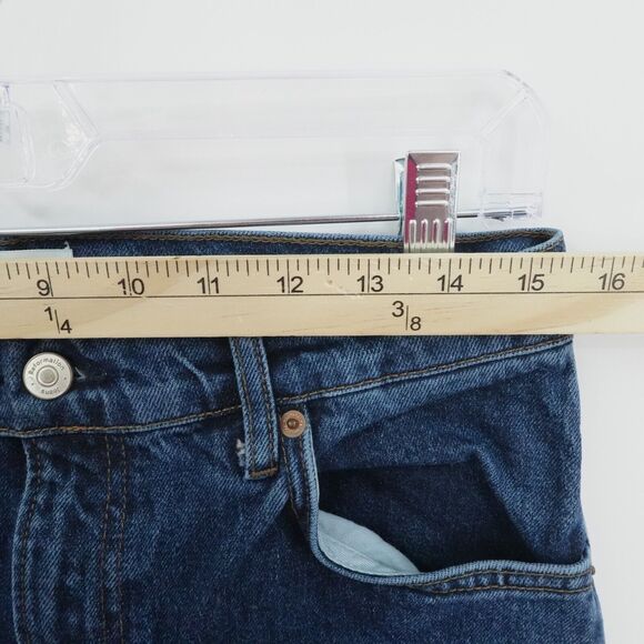 Reformation Jeans 31x29 Blue‎ Donna High Rise Bootcut Dark Wash Casual Stretch - Picture 4 of 13